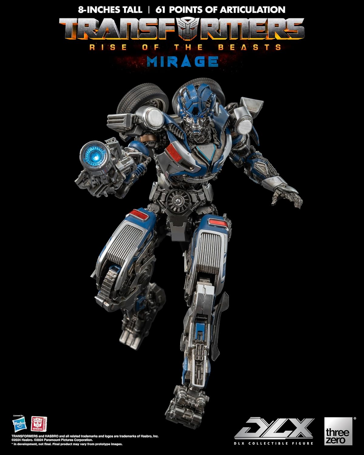 Transformers Rise of the Beasts Mirage DLX threezero Hasbro Action Figure