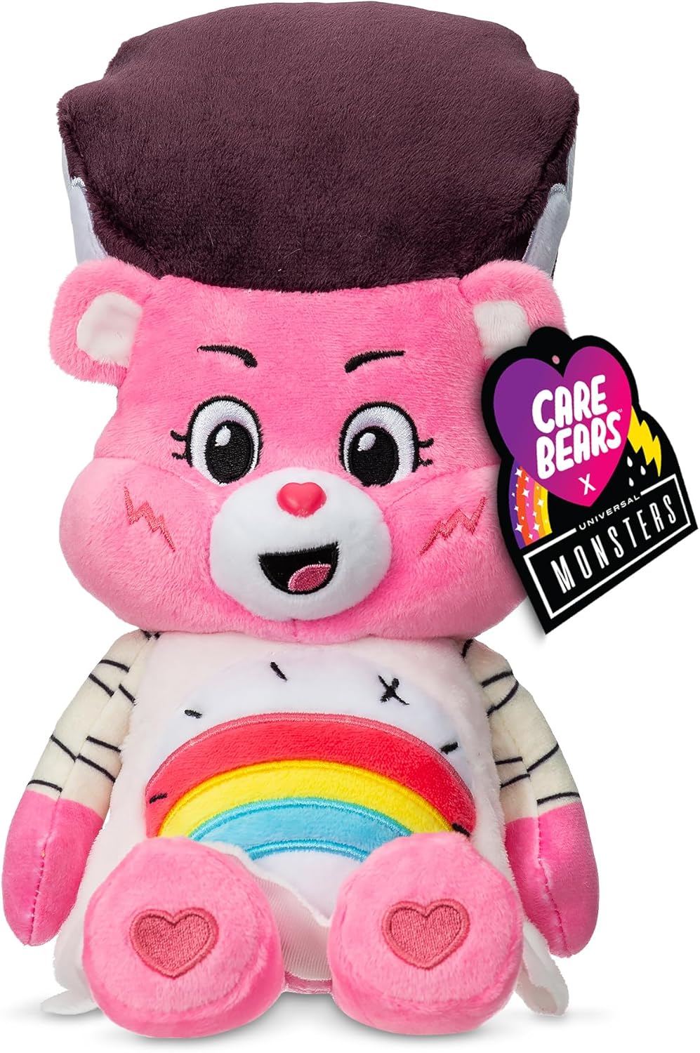Care Bears x Universal Monsters Cheer Bear as Bride of Frankenstein 22cm Plush