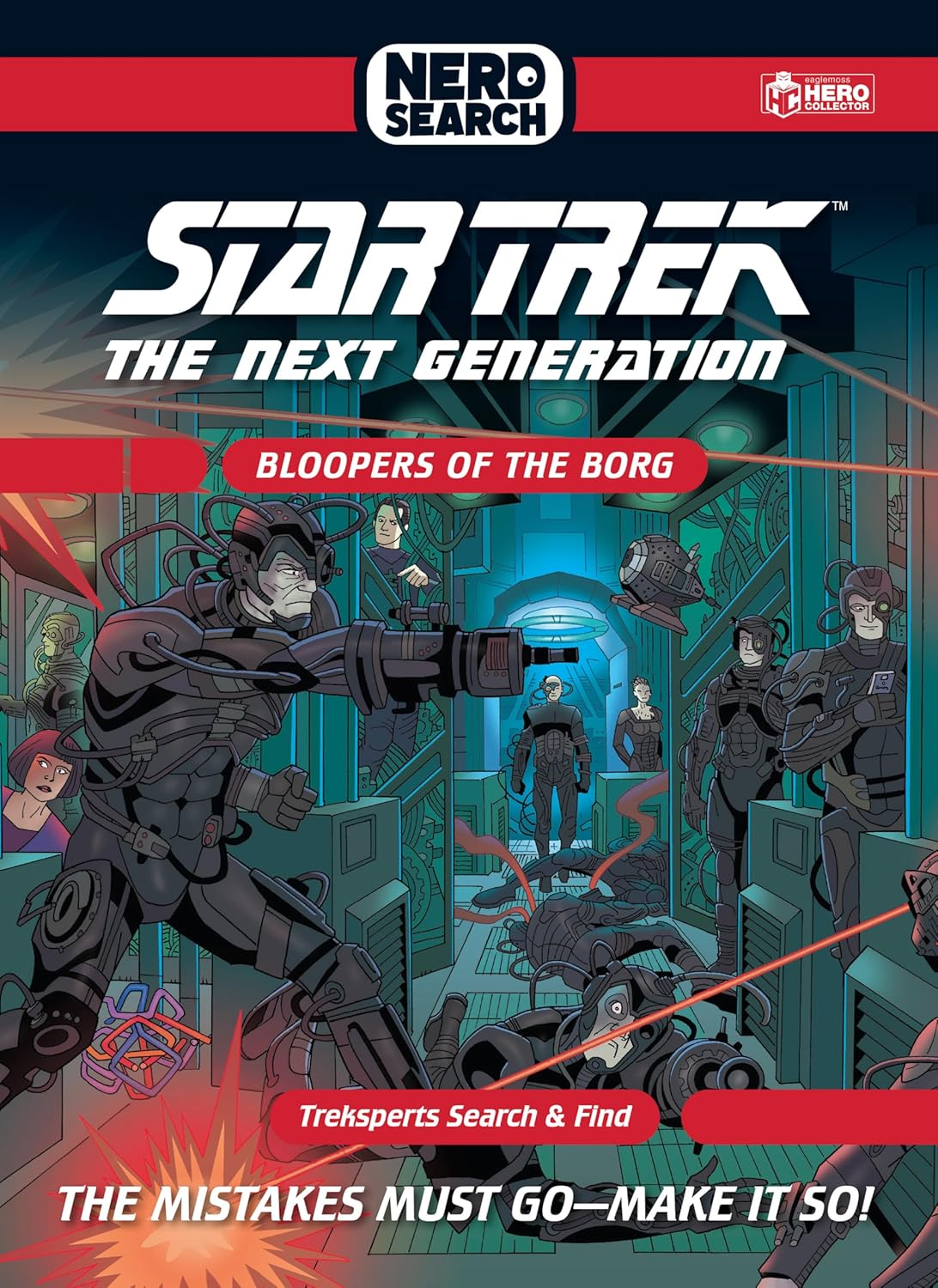 Star Trek The Next Generation Bloopers of the Borg Nerd Search Book