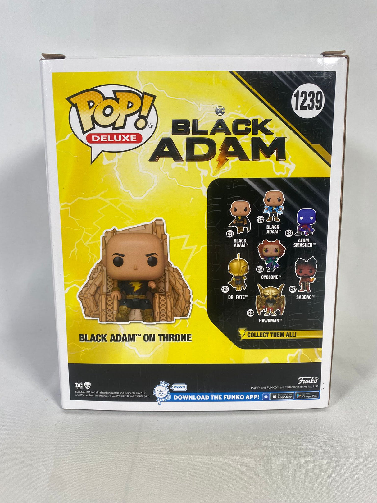 Black Adam on Throne Funko Pop! Vinyl Figure #1239