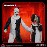 Terrifier 2 Art the Clown & Little Pale Girl 5 Points Mezco 3.75" Action Figure 2-Pack