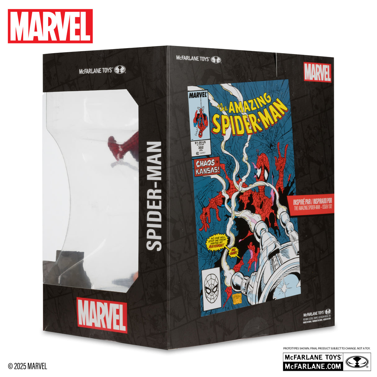 Marvel The Amazing Spider-Man #302 McFarlane Toys Diorama 1/10 Scale Statue