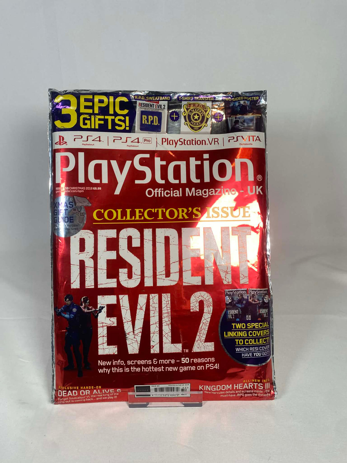 PlayStation Official Magazine UK #156 Resident Evil 2 Collector's Issue (Sealed With Free Gifts)