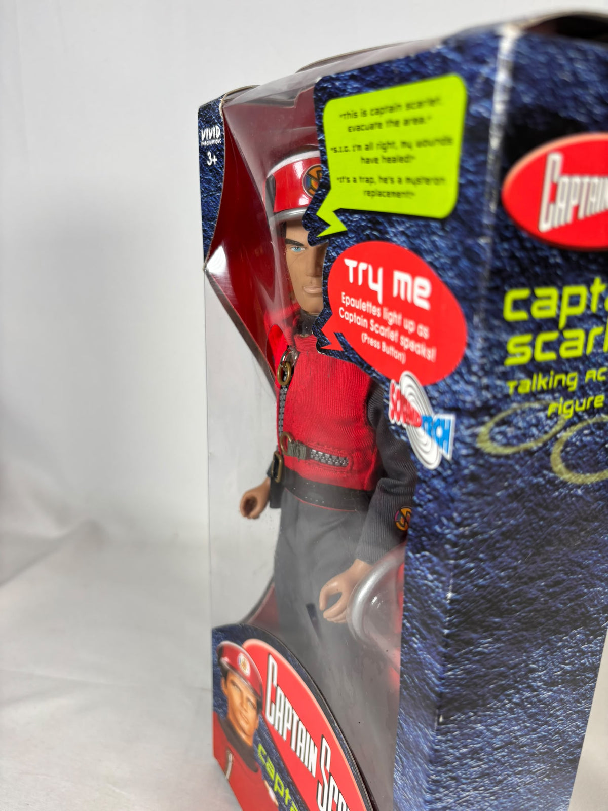 Carlton Captain Scarlet Talking Action Figure 2001