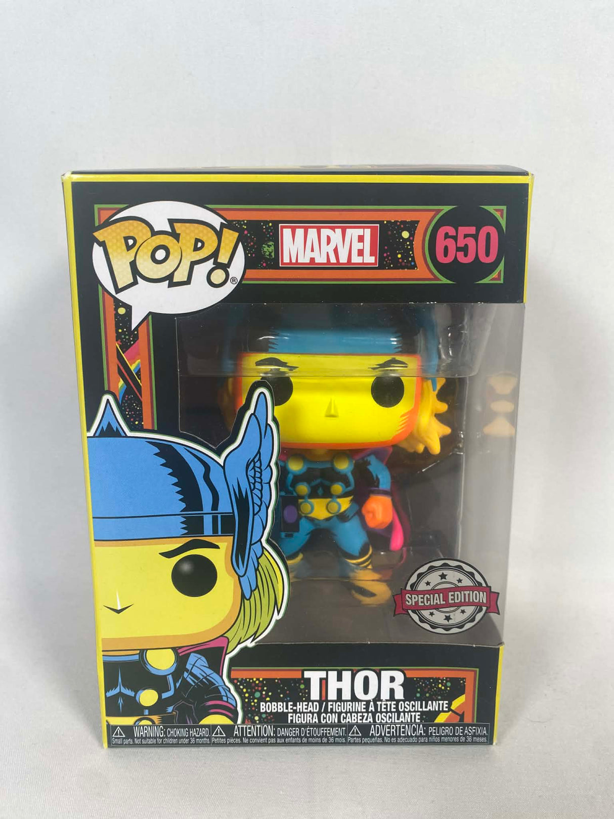 Marvel Thor Black Light Funko Pop! Vinyl Figure #650