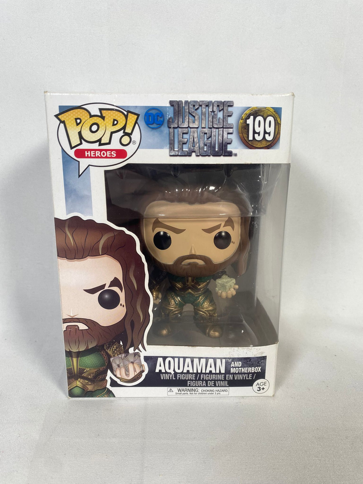 DC Justice League Aquaman and Motherbox Funko Pop! Vinyl Figure #199