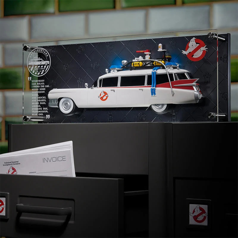 Ghosbusters Ecto 1 Car Model Collectors Plaque
