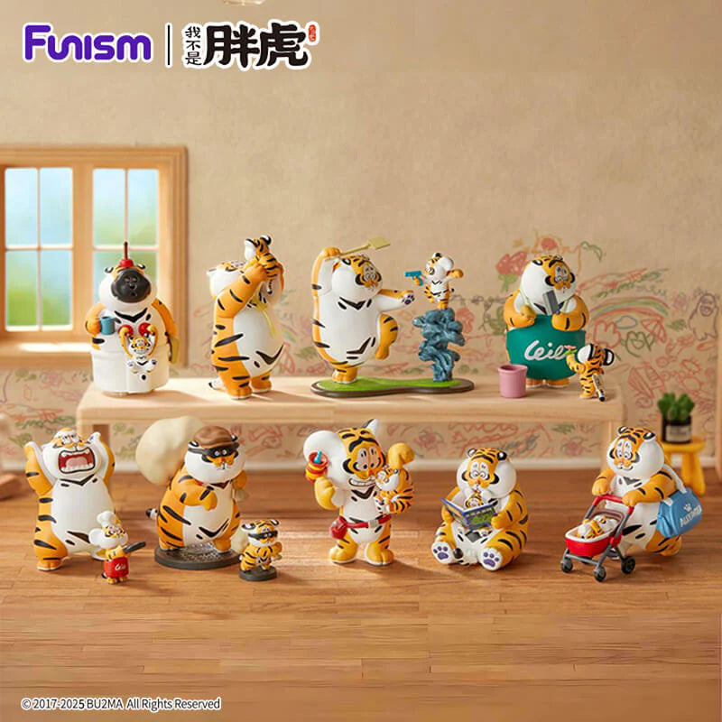 Alexander The Fat Tiger Roaring Love Series 2: Epic Filial Fabil 7 cm Figures