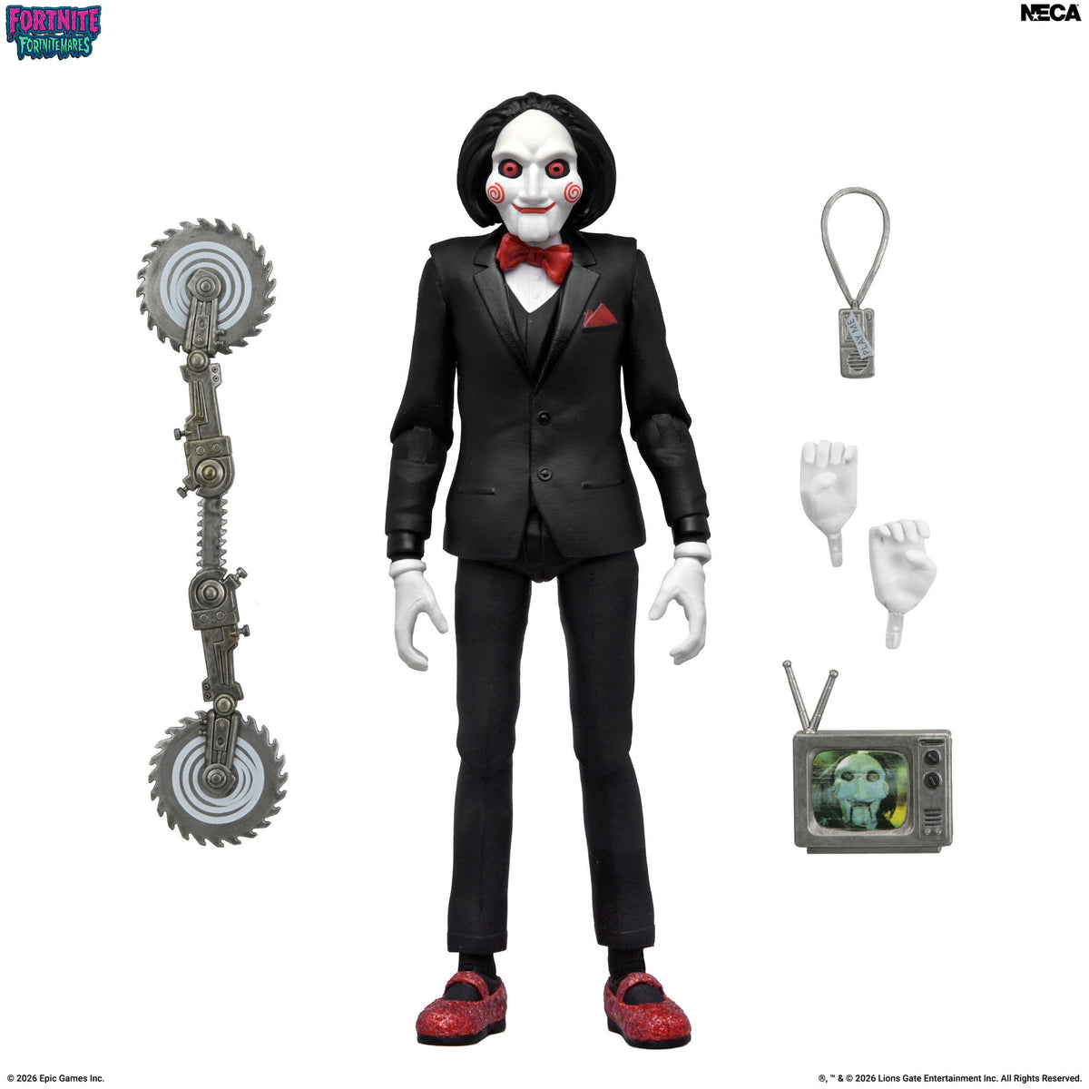 Fortnite x Saw Billy the Puppet 7" Fortnitemares Action Figure