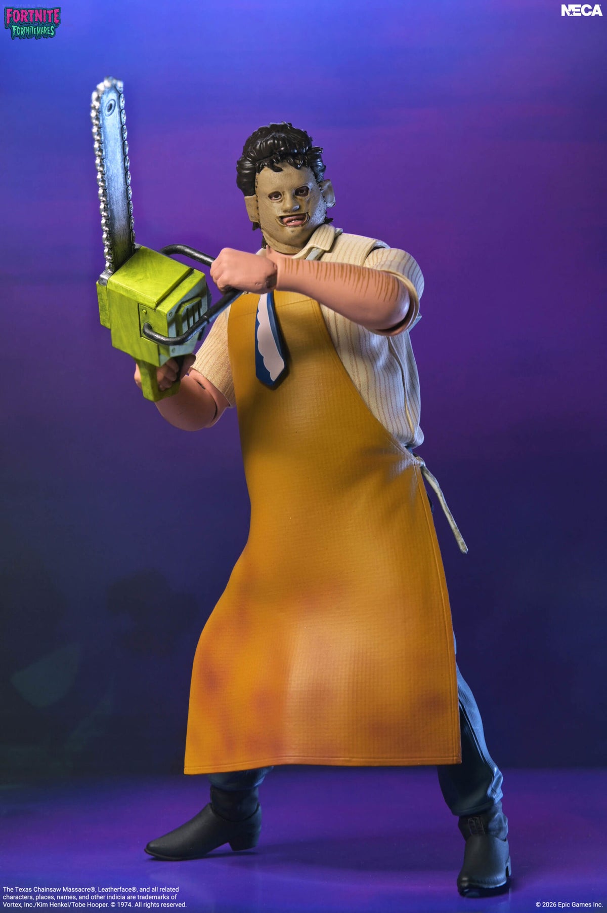Fortnite x The Texas Chainsaw Massacre Leatherface 7" Fortnitemares Action Figure