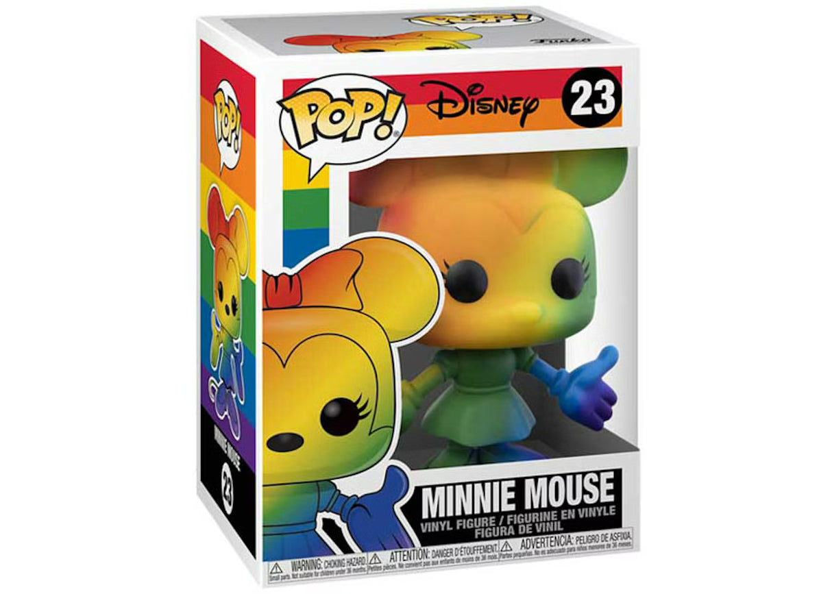 Disney Minnie Mouse (Rainbow) (Popcultcha Exclusive) Funko Pop! Vinyl Figure #23