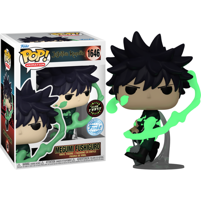 Jujutsu Kaisen Megumi Fushiguro (Glow in the Dark) (Special Edition) Funko Pop! Vinyl Figure #1646
