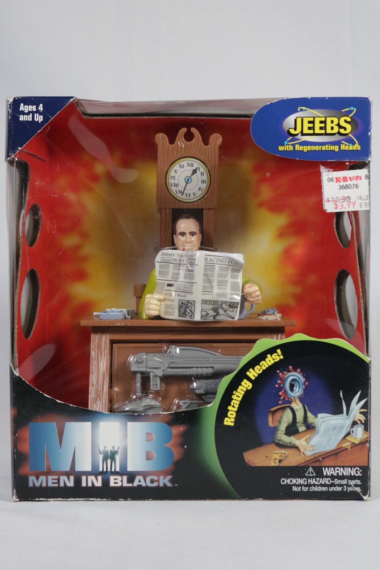 Men in Black Jeebs With Regenerating Heads 1997 Galoob Toys Action Figure