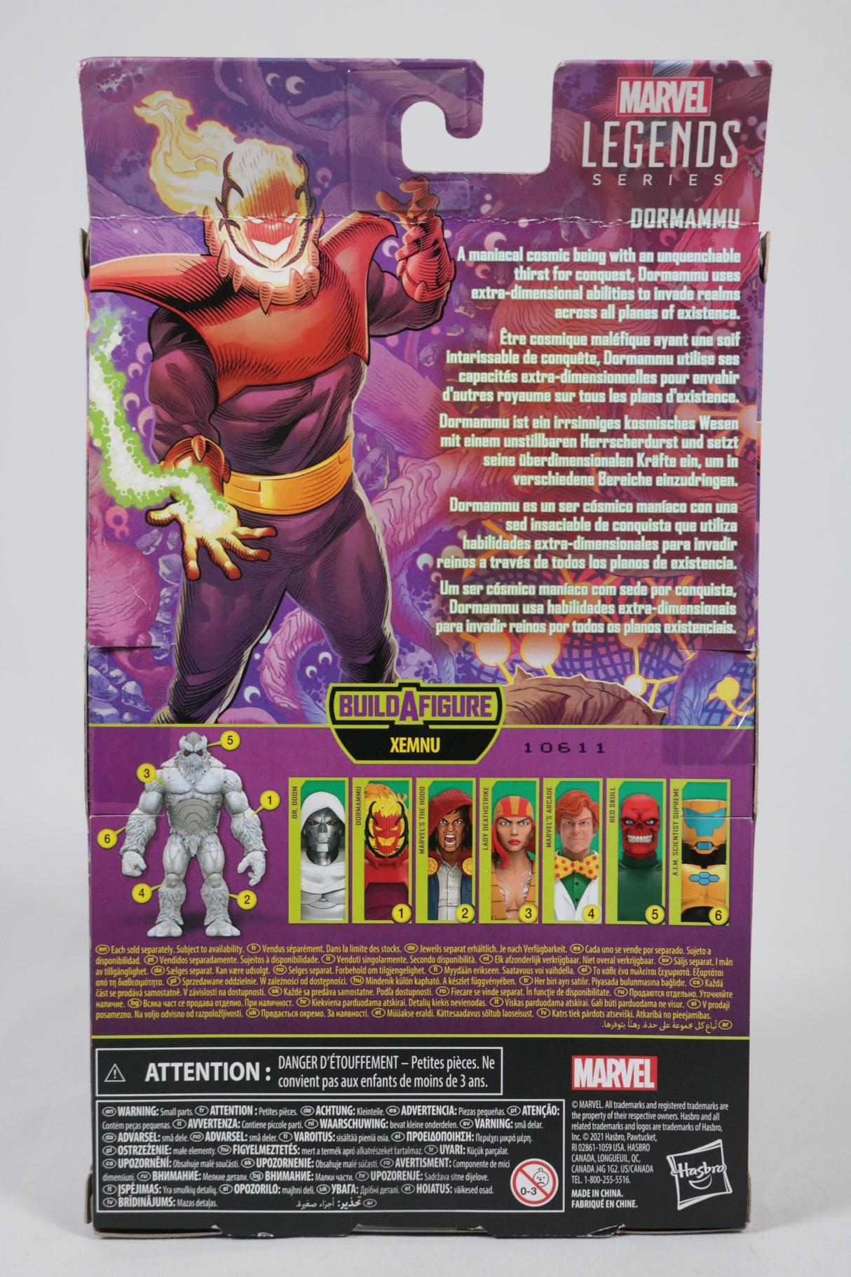 Marvel Legends Xemnu Build a Figure Complete Set of Action Figures