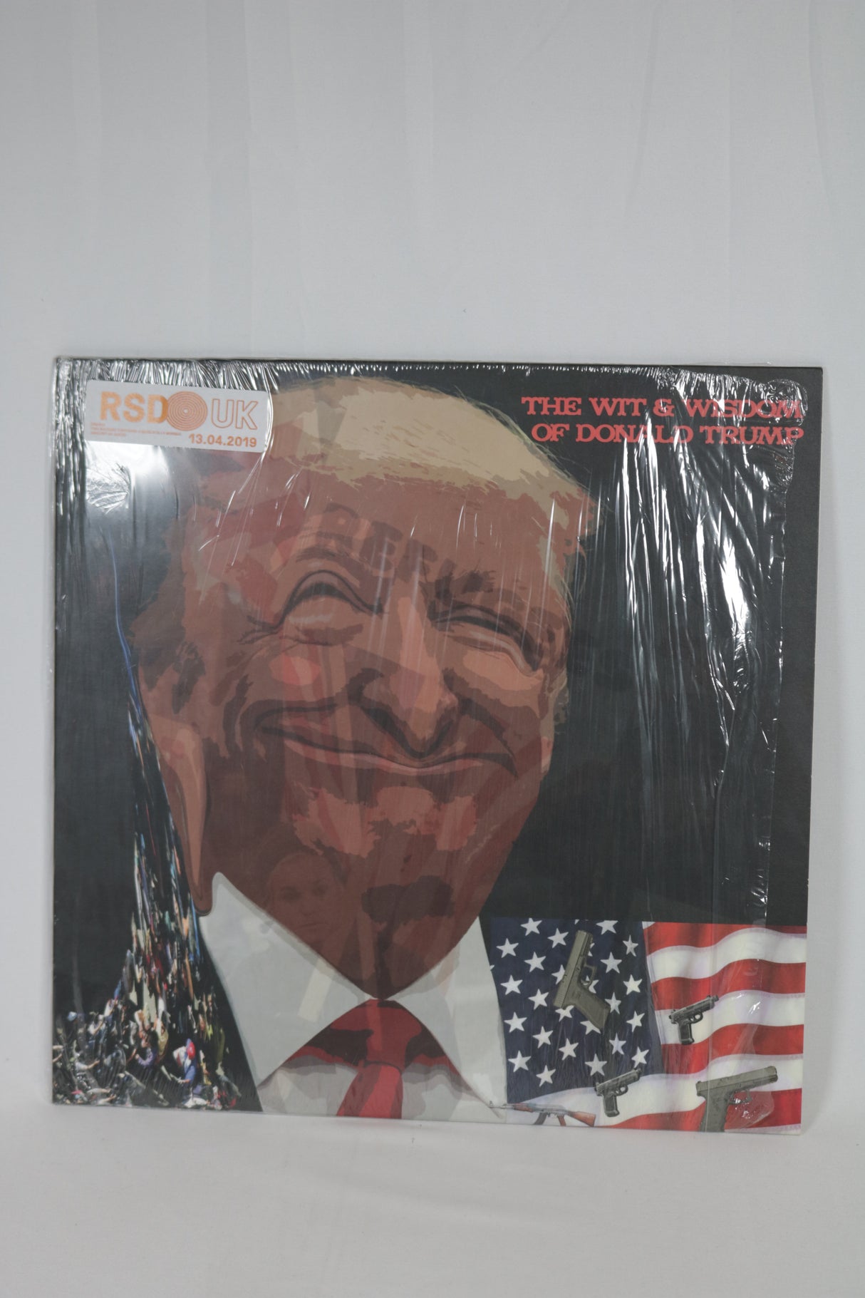 Record Store Day 2019 The Wit and Wisdom of Donald Trump Orange Coloured Vinyl Record Limited Edition