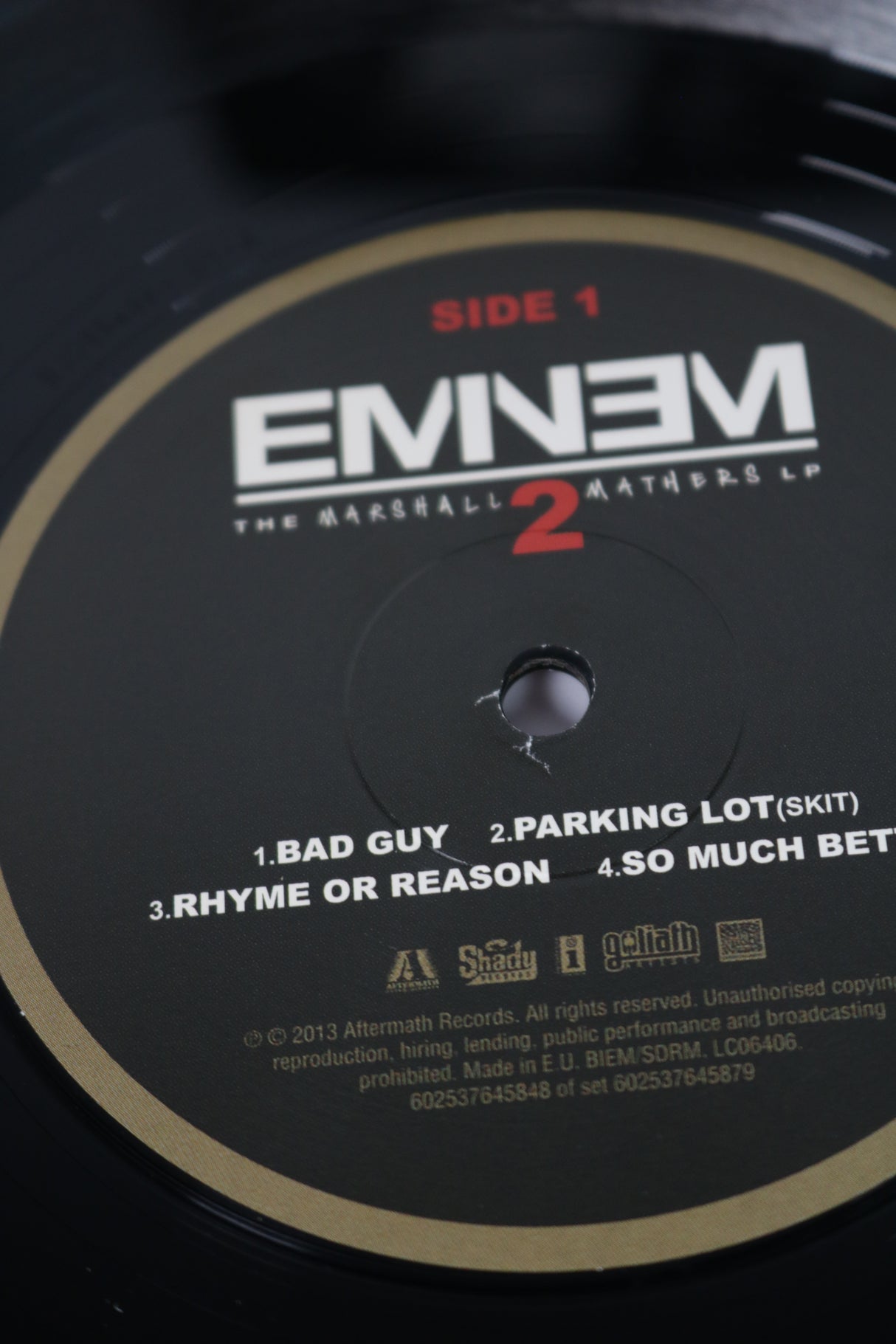 Eminem The Marshall Mathers LP 2 Vinyl Record