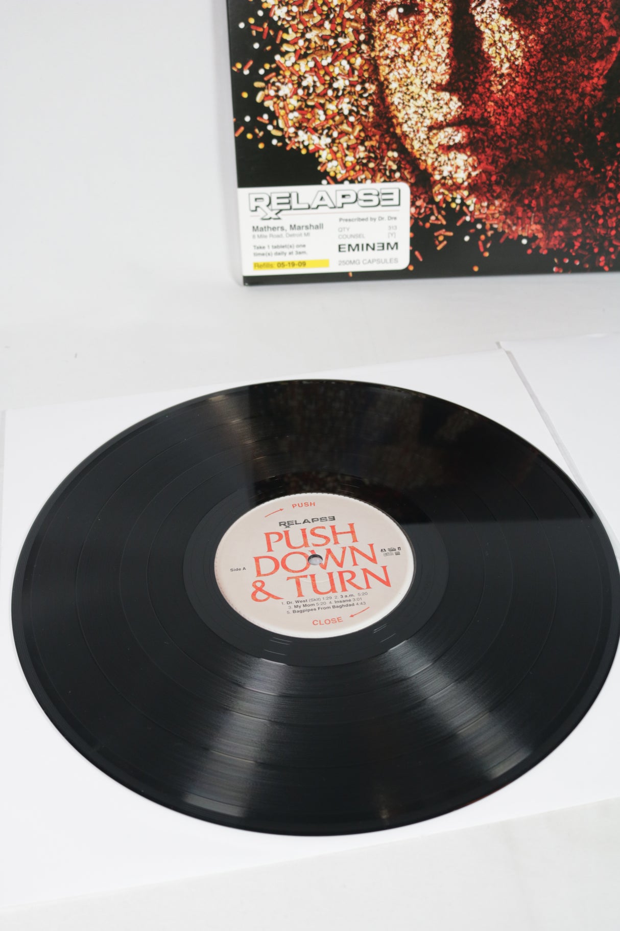 Eminem Relapse Vinyl Record