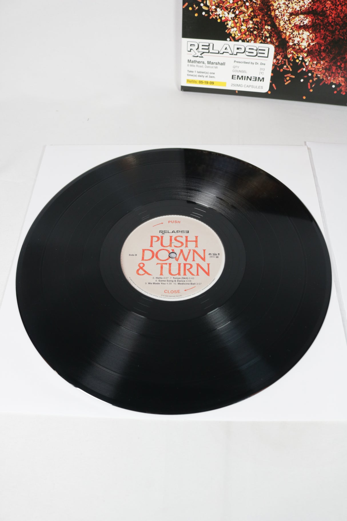 Eminem Relapse Vinyl Record