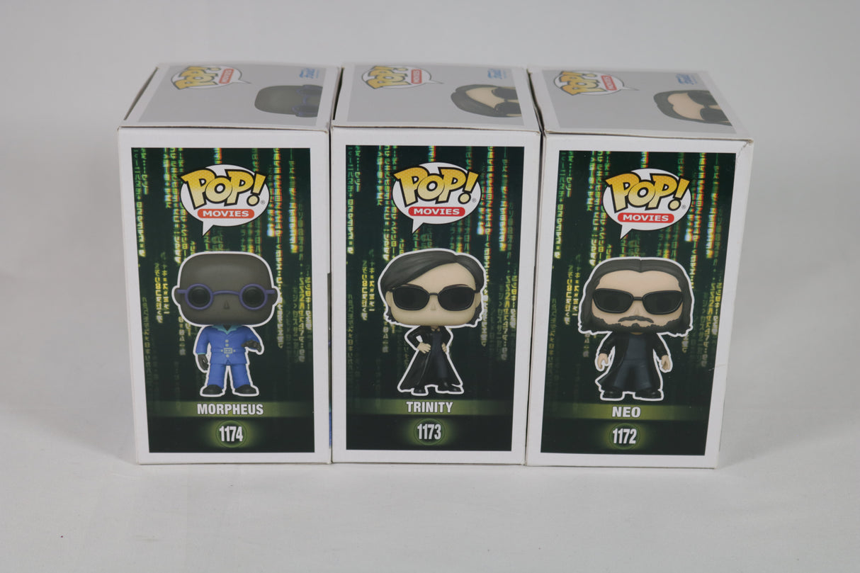 The Matrix Funko Pop! Vinyl Bundle of 3 Figures