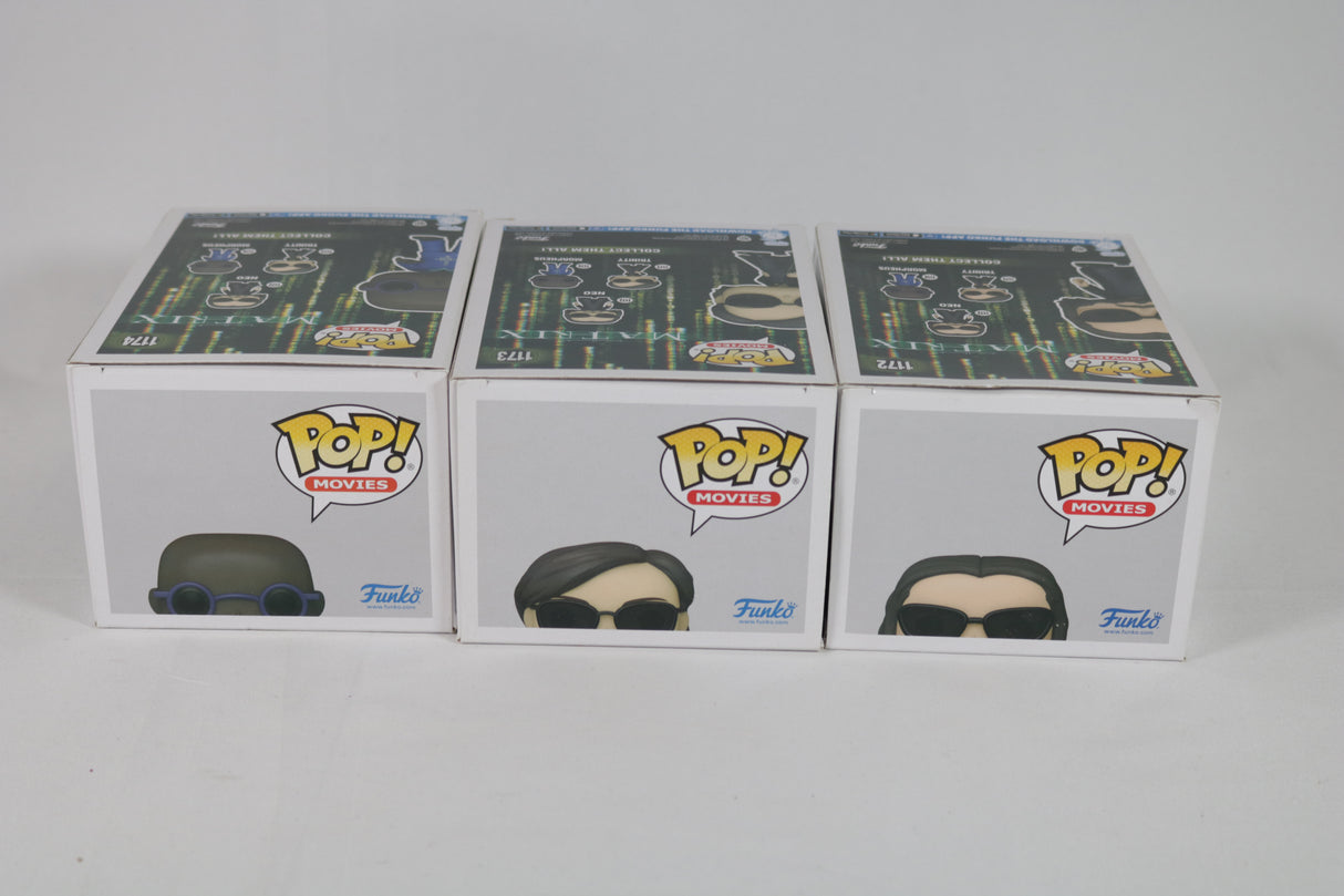 The Matrix Funko Pop! Vinyl Bundle of 3 Figures