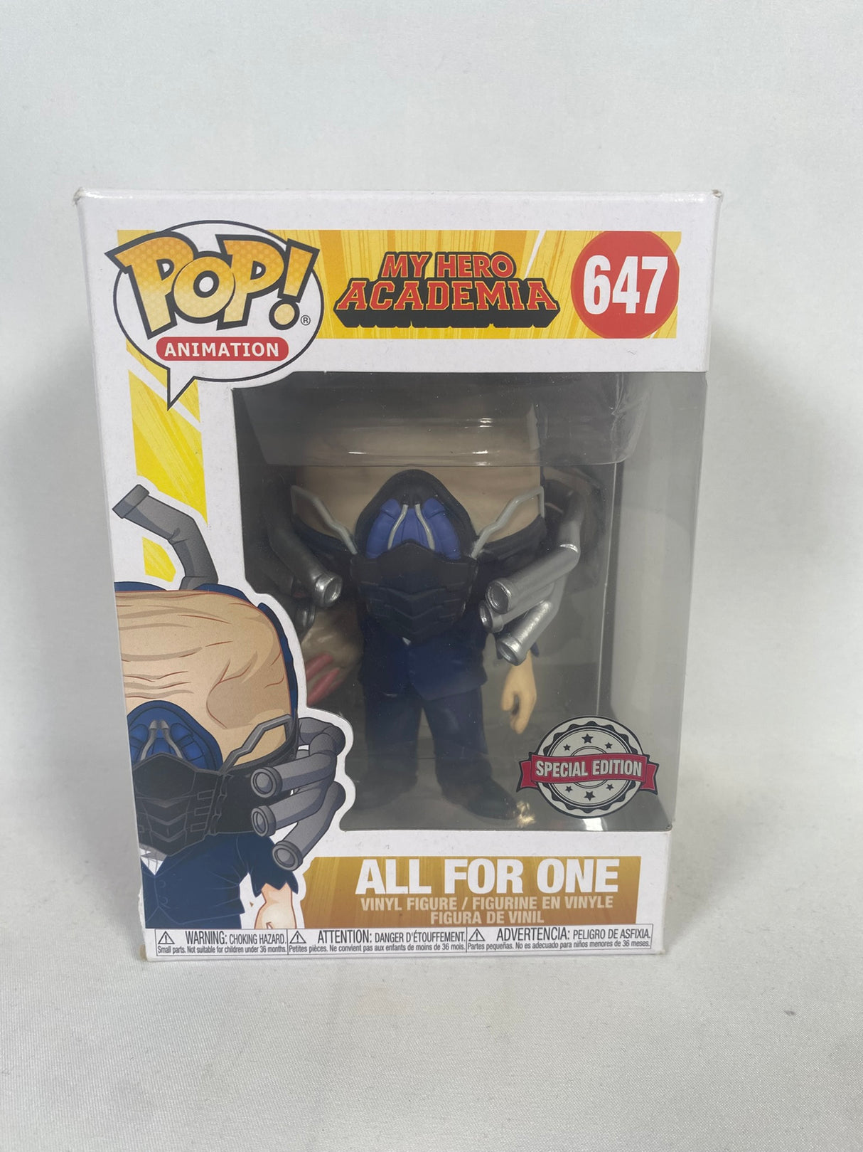 My Hero Academia All For One Funko Pop! Vinyl Figure #647 (Special Edition)