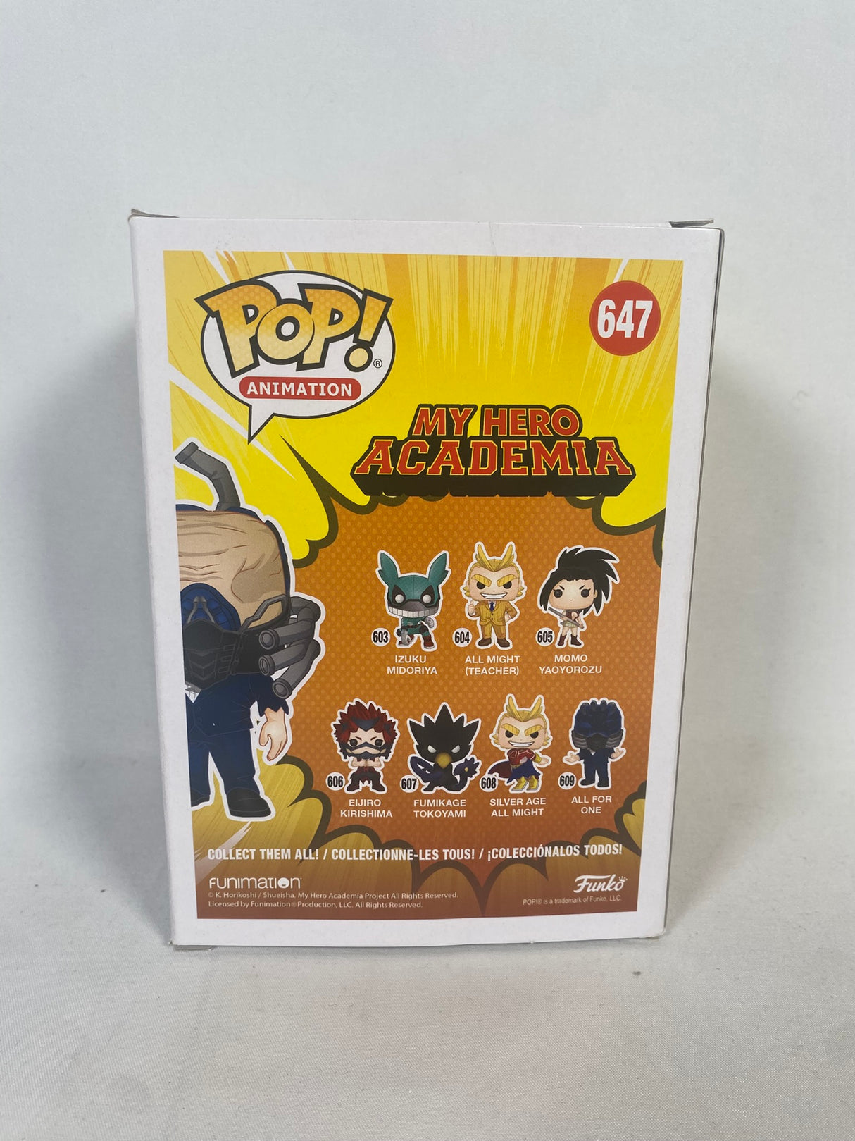 My Hero Academia All For One Funko Pop! Vinyl Figure #647 (Special Edition)
