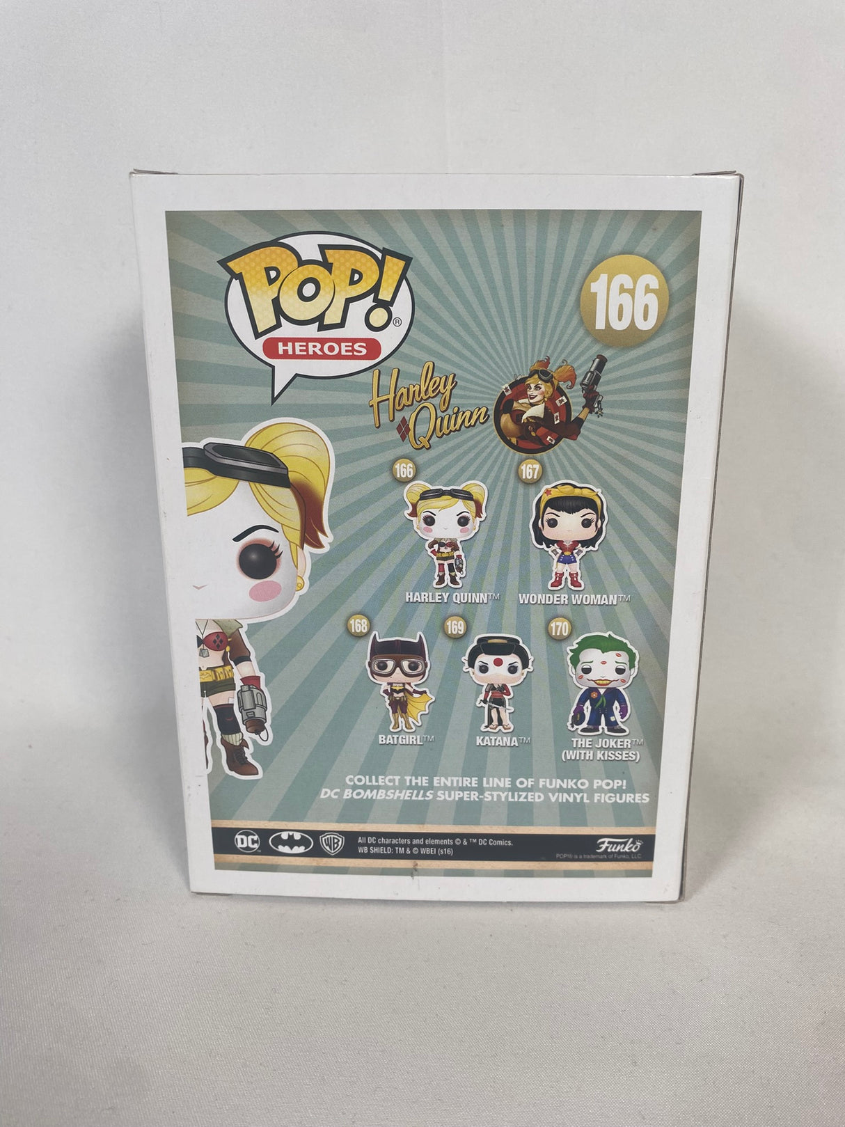 DC Bomics Bombshells Harley Quinn Funko Pop! Vinyl Figure #166
