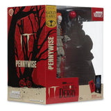 IT Welcome To Derry Movie Maniacs PVC Statue Pennywise Gold Label 16cm
