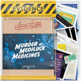 Murder At Mediluck Medicines Case File Evidence Bag Cryptic Killers
