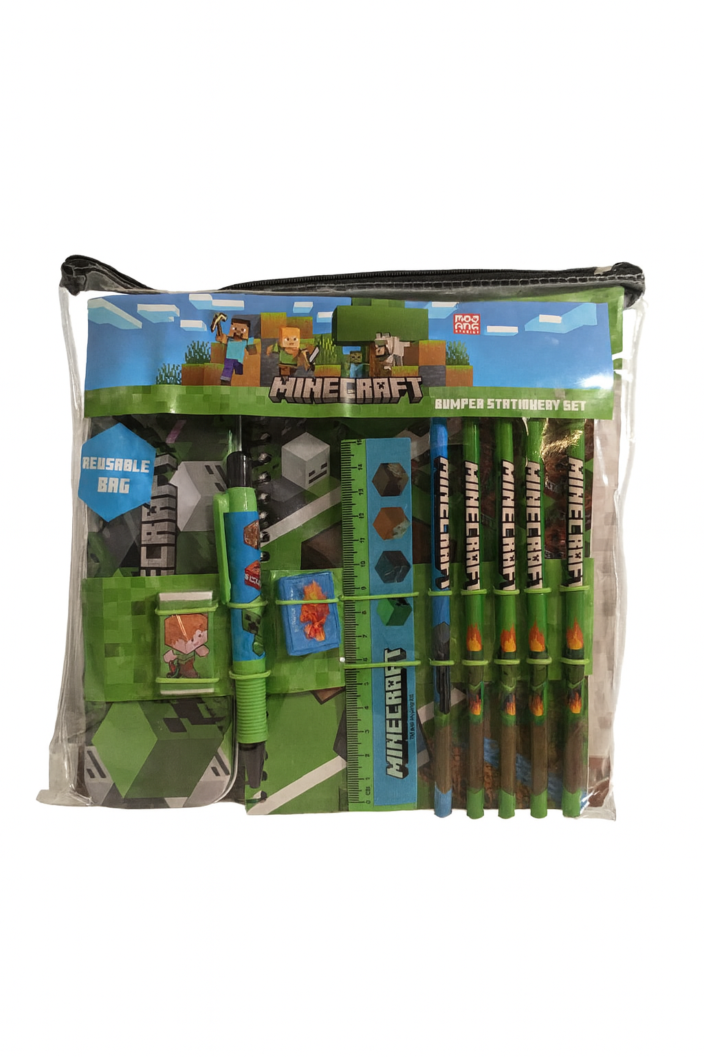 Minecraft Bumper Stationery Set