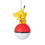 Pokemon Pikachu on Poke Ball Hallmark Christmas Tree Decoration Ornament