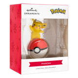 Pokemon Pikachu on Poke Ball Hallmark Christmas Tree Decoration Ornament