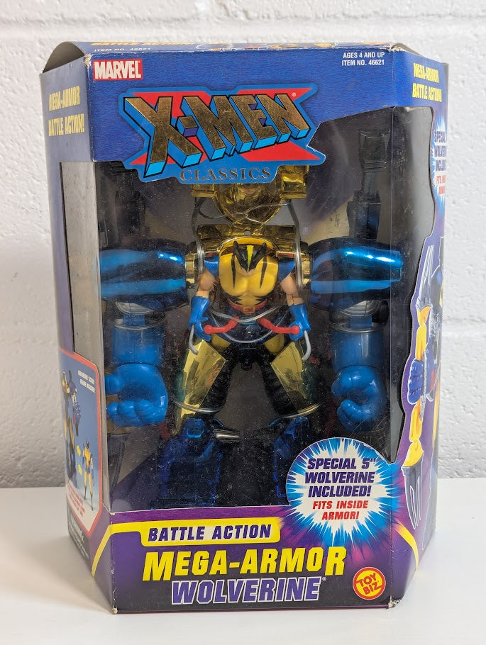 X-Men Classics Battle Action Mega Armor Wolverine 2000 ToyBiz Action Figure