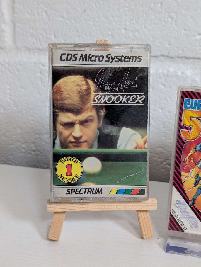 European 5-A-Side, Steve Davis Snooker & 3D Snooker ZX Spectrum Video Game 3-Pack Bundle