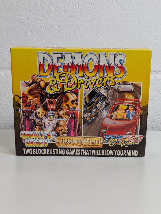 Demons & Drivers (Ghouls 'N' Ghosts & Turbo Outrun) ZX Spectrum Video Game 2-Pack