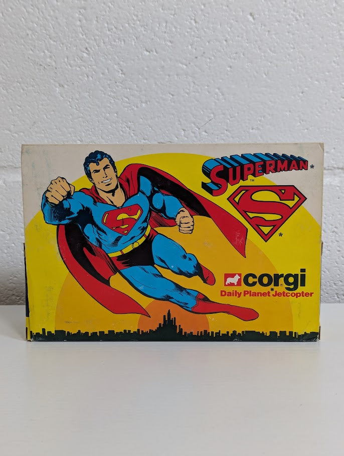 Superman Daily Planet Jetcopter (With Missiles) 1979 Corgi Die Cast Model Vehicle
