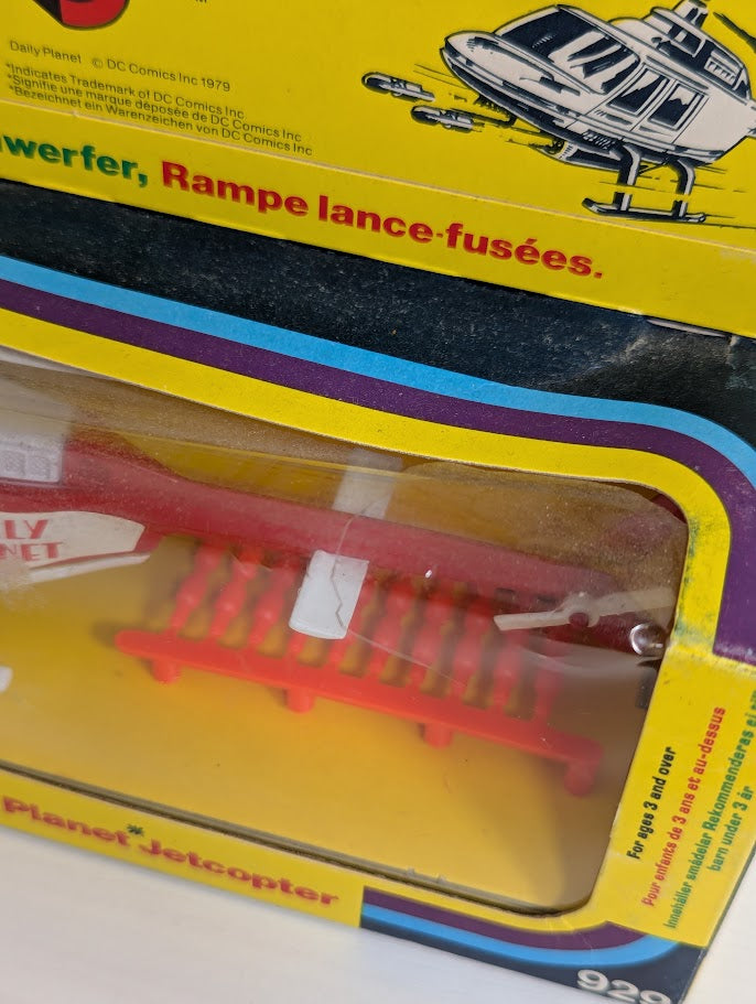 Superman Daily Planet Jetcopter (With Missiles) 1979 Corgi Die Cast Model Vehicle