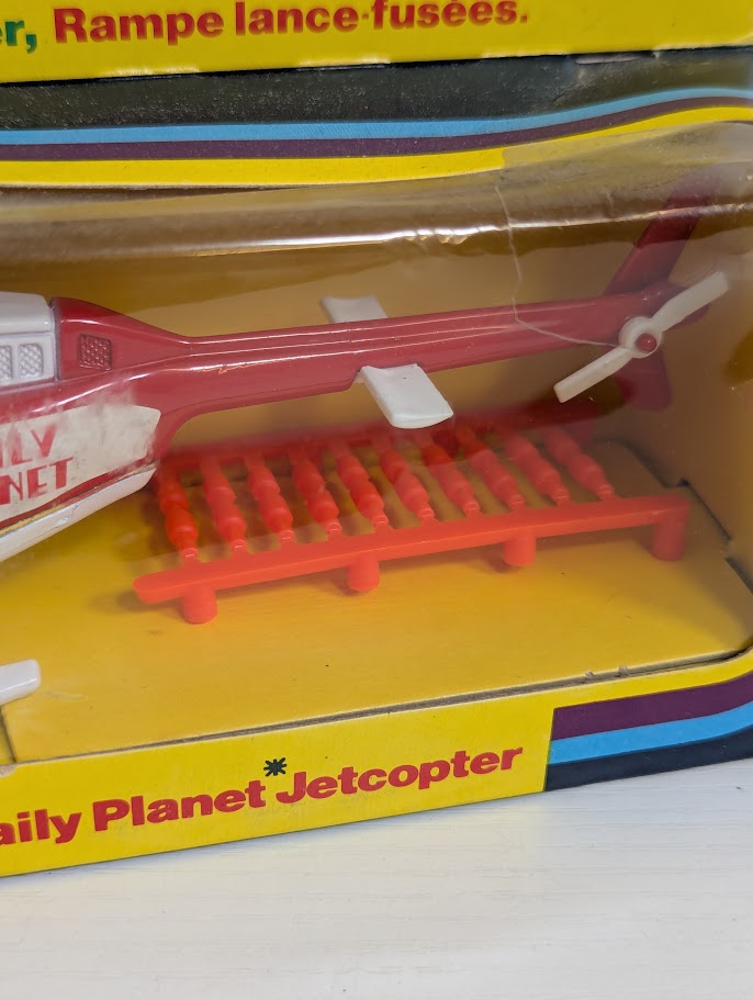 Superman Daily Planet Jetcopter (With Missiles) 1979 Corgi Die Cast Model Vehicle