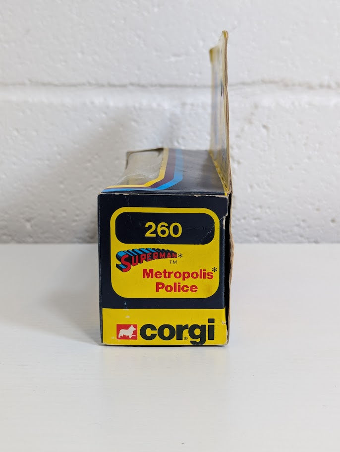 Superman Metropolis Police Car 1979 Corgi Die Cast Model Vehicle