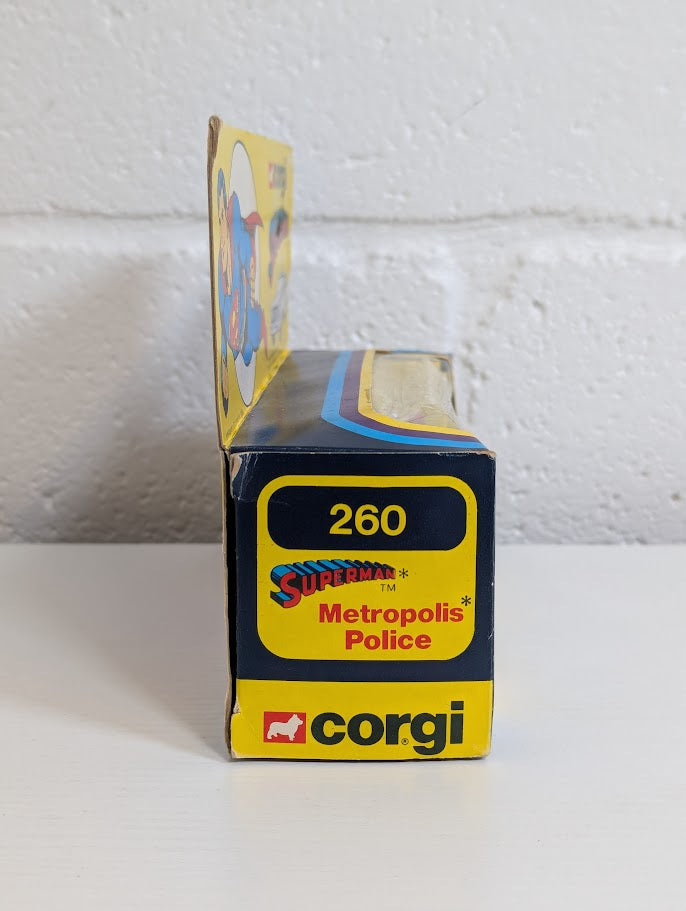 Superman Metropolis Police Car 1979 Corgi Die Cast Model Vehicle