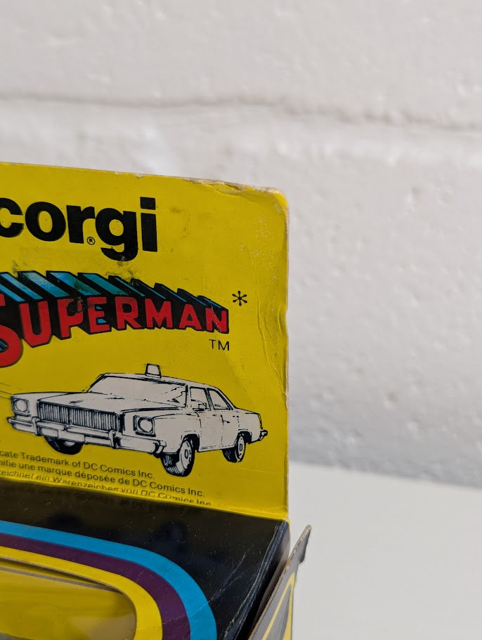 Superman Metropolis Police Car 1979 Corgi Die Cast Model Vehicle