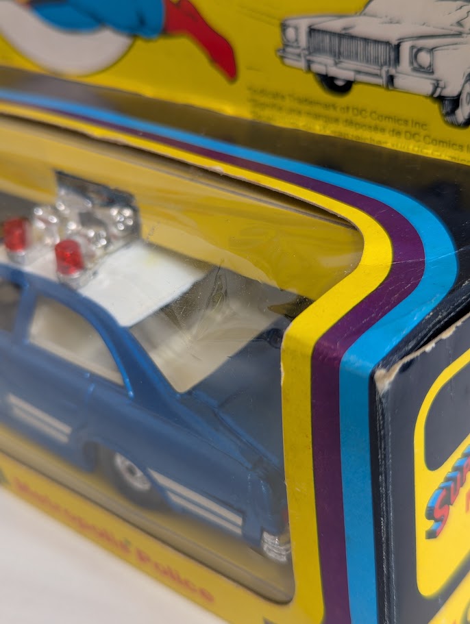 Superman Metropolis Police Car 1979 Corgi Die Cast Model Vehicle