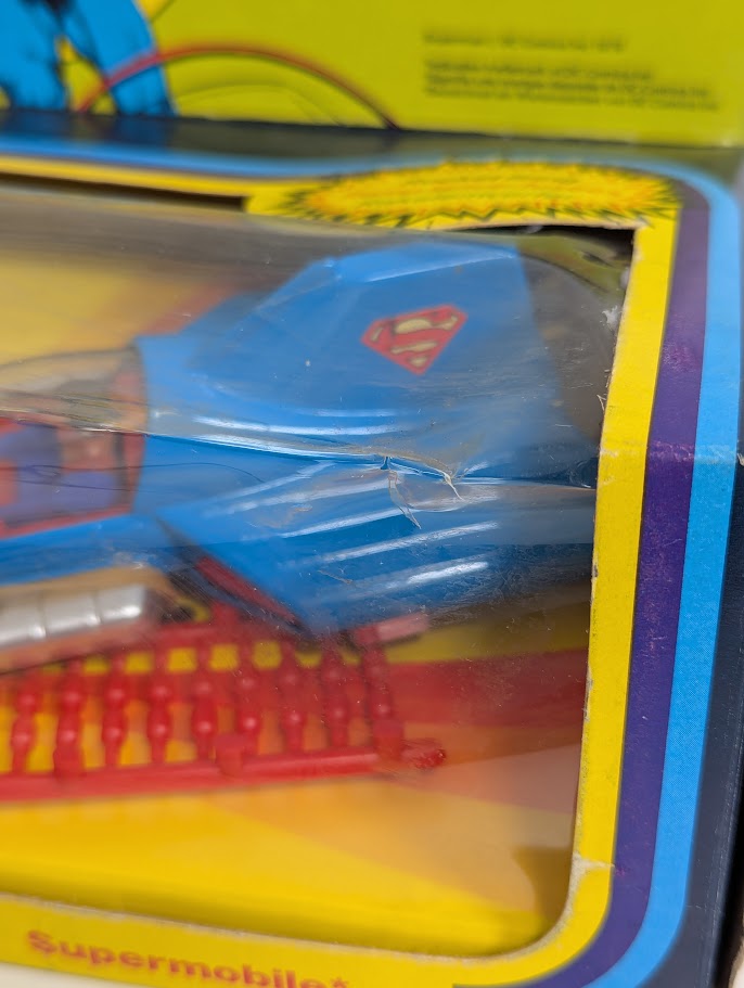 Superman Supermobile (With Missiles) 1979 Corgi Die Cast Model Vehicle