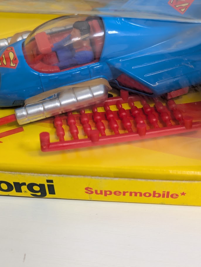 Superman Supermobile (With Missiles) 1979 Corgi Die Cast Model Vehicle