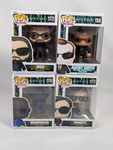 The Matrix Neo, Trinity, Morpheus & Agent Smith Funko Pop! Vinyl Figure 4-Pack
