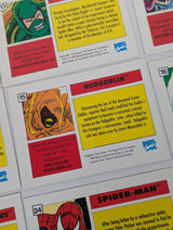 Marvel Comics Exploits of Spider-Man 1992 Issues 1 - 32 and 12 Rare Trading Cards