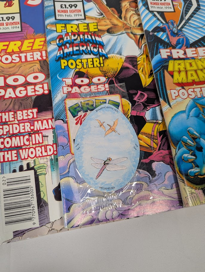 Marvel Comics Exploits of Spider-Man 1992 Issues 1 - 32 and 12 Rare Trading Cards
