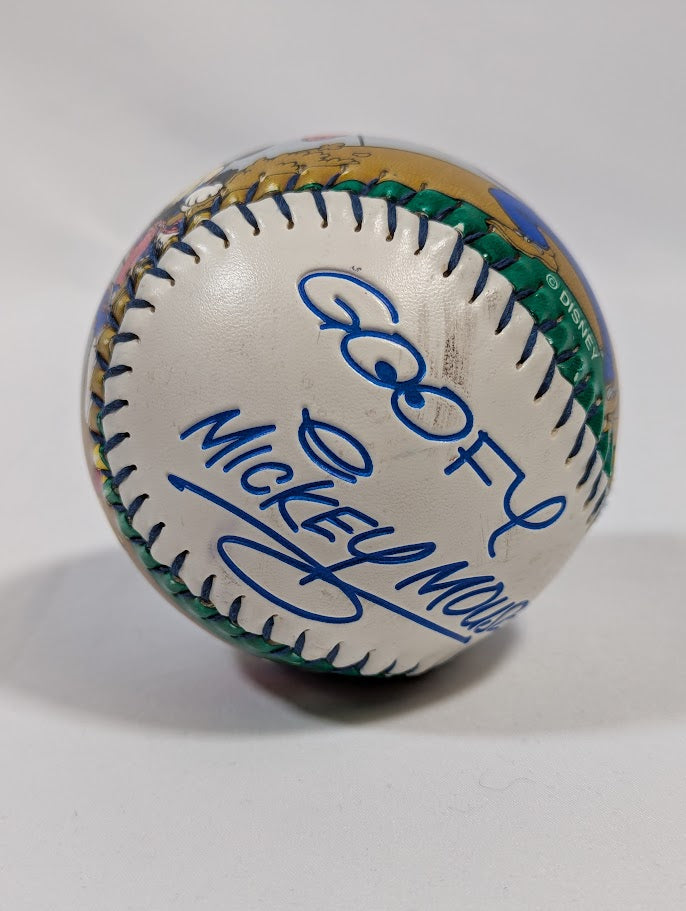 Walt Disney World Mickey Mouse & Friends Autographed Fotoball Softball