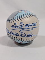 Walt Disney World Mickey Mouse & Friends Autographed Fotoball Softball
