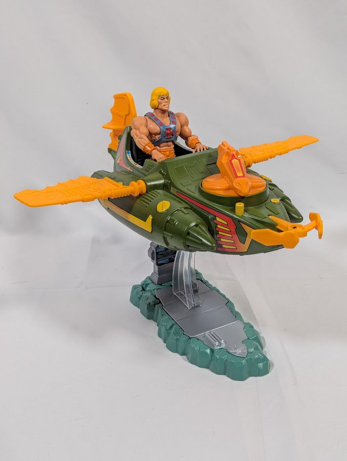 Masters of the Universe Origins 2020 Wind Raider & He-Man Action Figure (No Box)